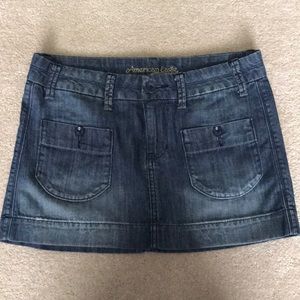 American Eagle Denim Jean Skirt